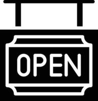 Shop Open Vector Icon