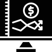 Online Stock Market Vector Icon