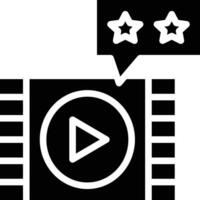 Movie Review Vector Icon