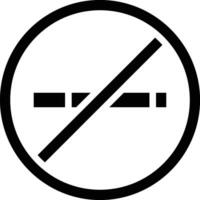 No Smoking Vector Icon