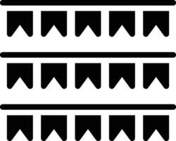 Bunting Vector Icon
