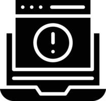 Website Error Vector Icon