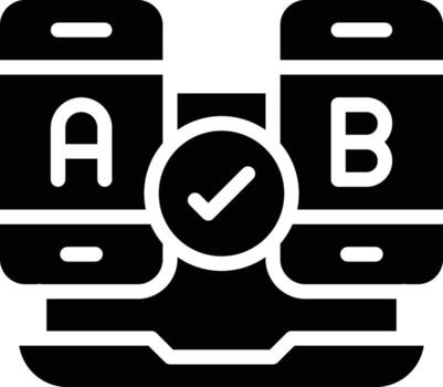 AB Testing Vector Icon