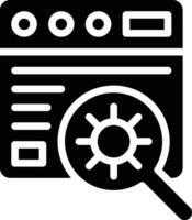 Website Bug Vector Icon