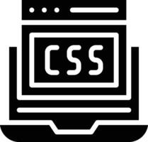 css código vector icono