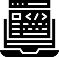 Website Coding Vector Icon