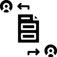 File Sharing Vector Icon