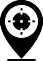 Target Location Vector Icon