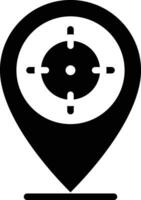 Target Location Vector Icon