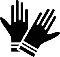 Rubber Gloves Vector Icon