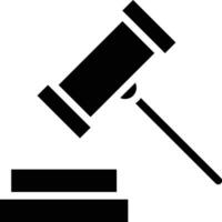 Judge Hammer Vector Icon
