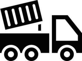 Dump Truck Vector Icon