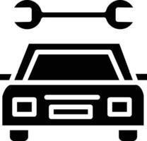 icono de vector de servicio de coche