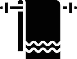 icono de vector de suspensión de toalla