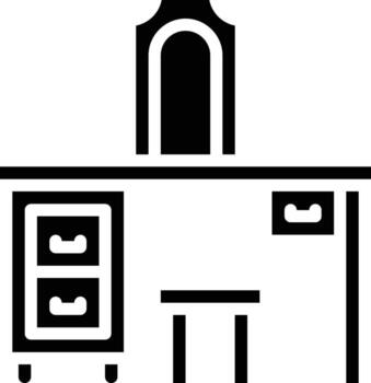 icono de vector de tocador