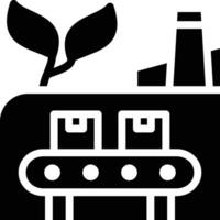 Eco Factory Vector Icon