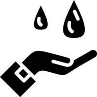 Hand Water Vector Icon