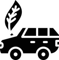 Eco Car Vector Icon