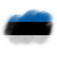 Estonia Brush Flag png