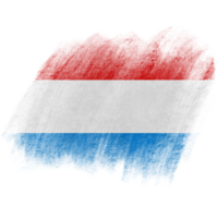 Luxembourg Flag Paint png