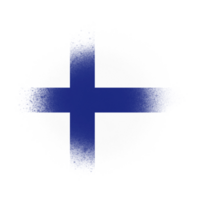 Finland Brush Flag png