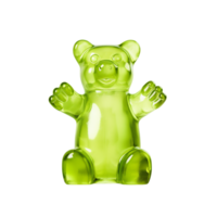 ai gerado gomoso Urso em transparente fundo png