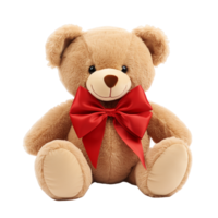 AI generated Teddy Bear Toy on a Transparent Background png