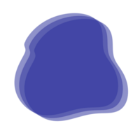 abstrait bleu forme moderne png