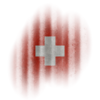Switzerland Brush Flag png