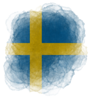 Sweden Brush Flag png