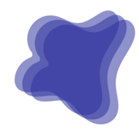 abstrait bleu forme moderne png