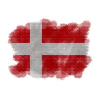 Danmark flagga textur borsta png