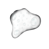 Black Bubble Blob png