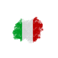 bandera de pincel de italia png