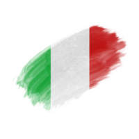 Italy Brush Flag png