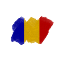 Roumanie brosse drapeau png