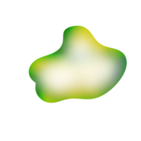 Gradient Transparent Blob Shape png