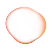 bubbel klodder oranje png