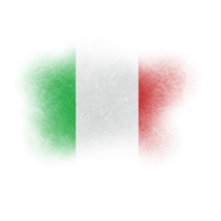 bandera de pincel de italia png