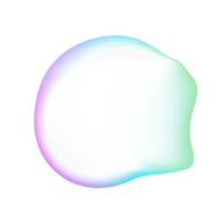 3d bulle goutte png