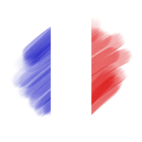 French Brush Flag png