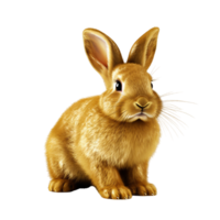 AI generated Rabbit isolated on transparent background png