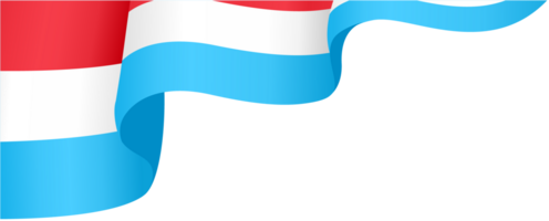 Luxembourg flag wave png