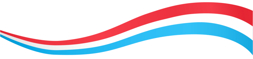 Luxembourg flag wave png