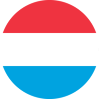 Luxembourg flag button png