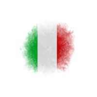 bandera de pincel de italia png