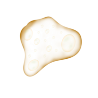 oranje bubbel klodder png