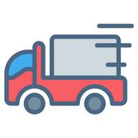 truck, shipping icon or logo illustration style. Icons ecommerce. vector