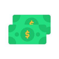 dólar dinero icono o logo ilustración estilo. íconos comercio electrónico vector