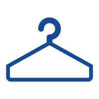 Hanger icon vector or logo illustration glyph color style